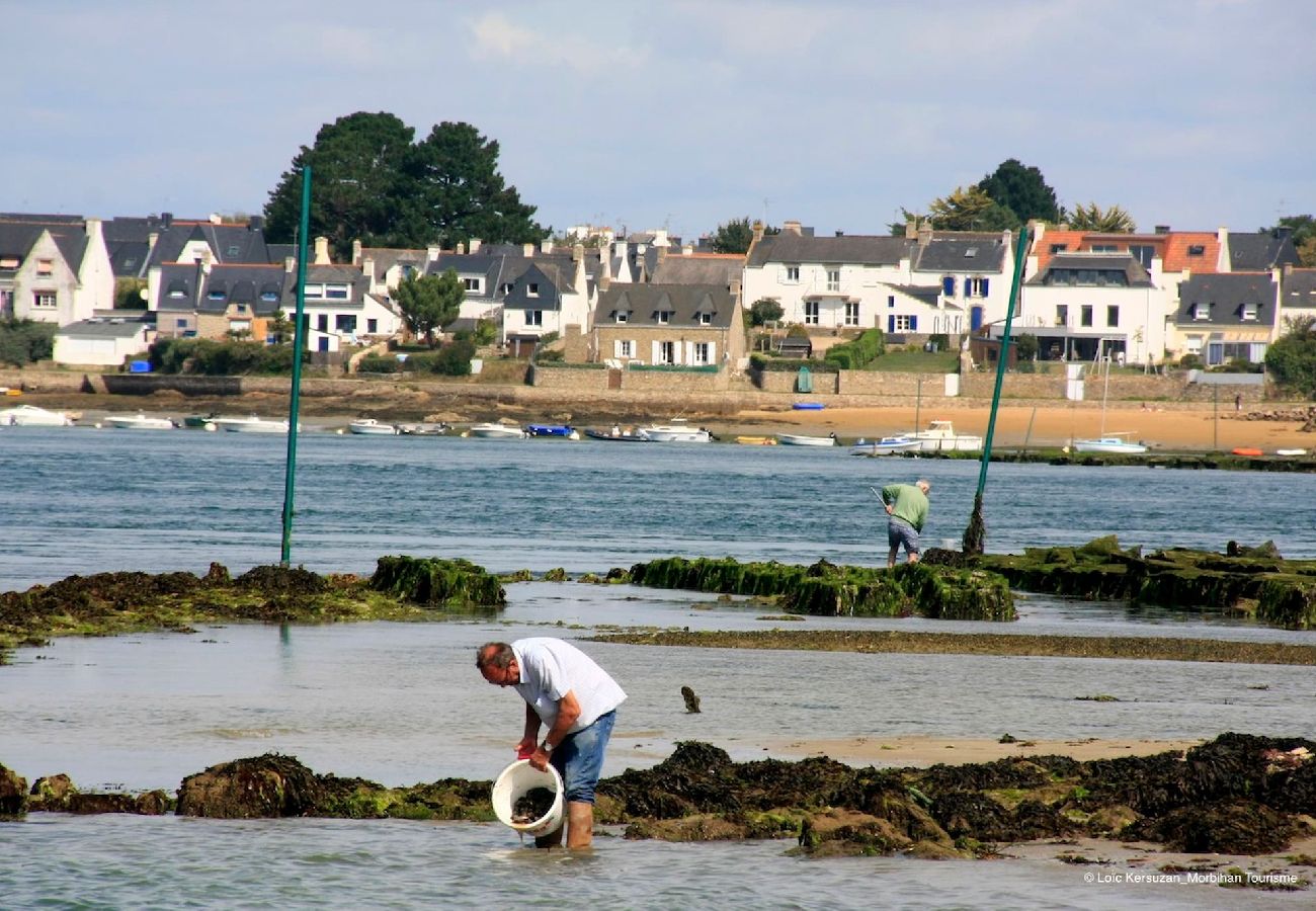 Maison mitoyenne à Erdeven - Erdeven, Petite maison de vacances, la mer à 2 pas 