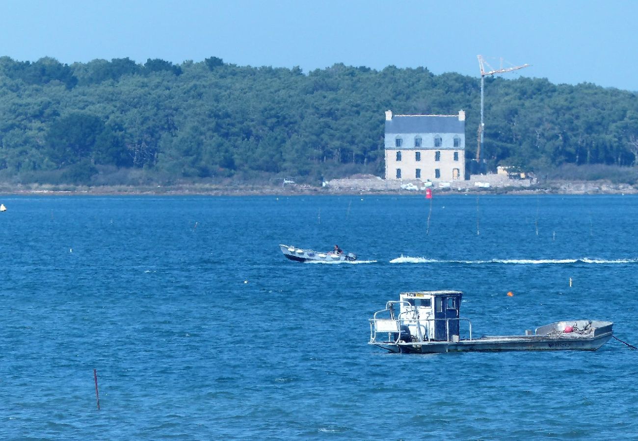 Appartement à Locmariaquer - Locmariaquer, Duplex 4 p. accès direct à la plage 