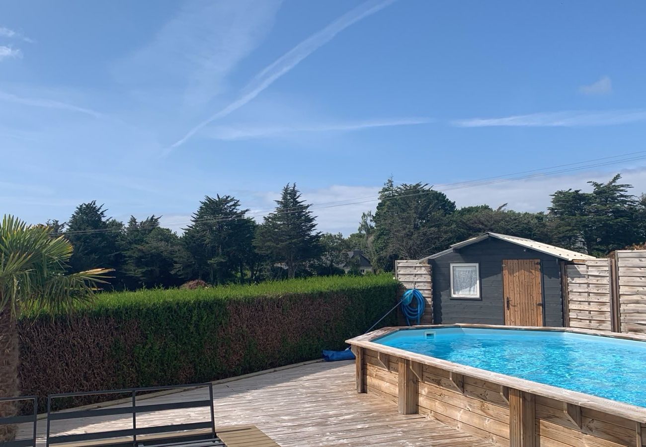 Maison à Larmor-Baden - Confortable maison 3* avec piscine à Larmor-Baden 