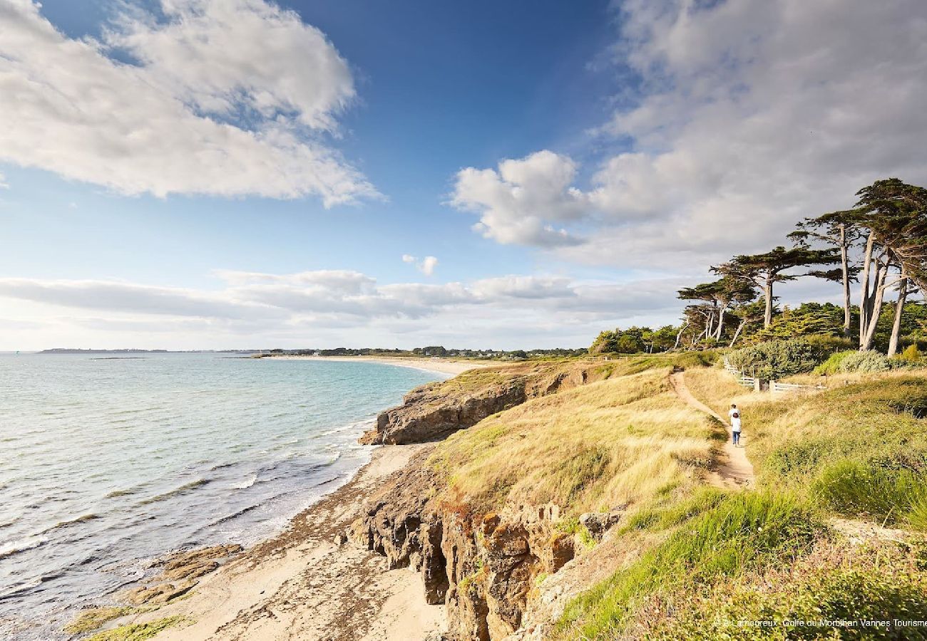 Villa à Saint-Philibert - Grande maison avec tennis, les plages à pied 