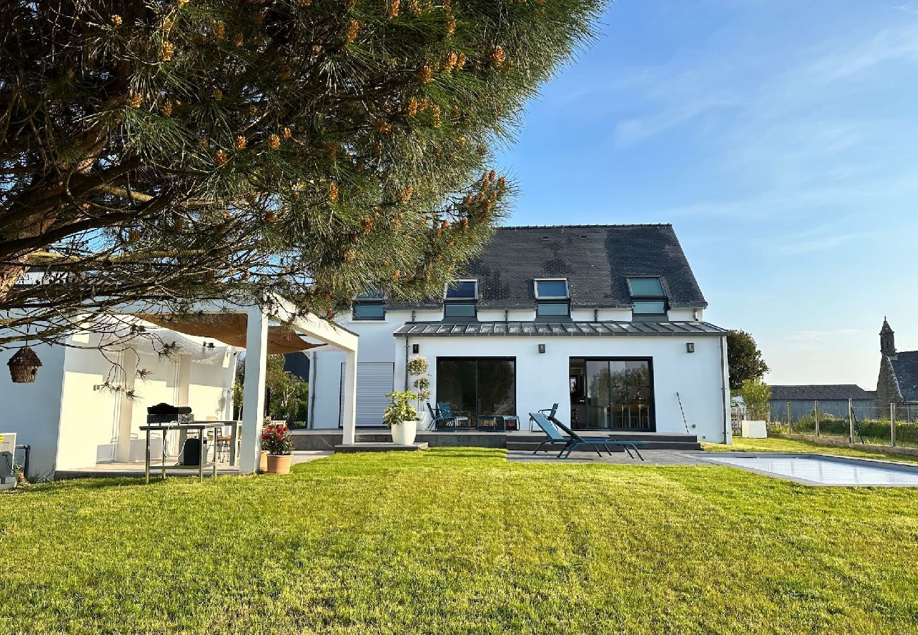 Maison à Plouhinec - Villa contemporaine avec piscine, Ria d'Etel 