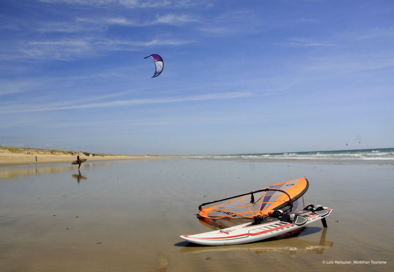 Appartement à Plouharnel - Sainte Barbe, Appartement idéal pour les surfeurs