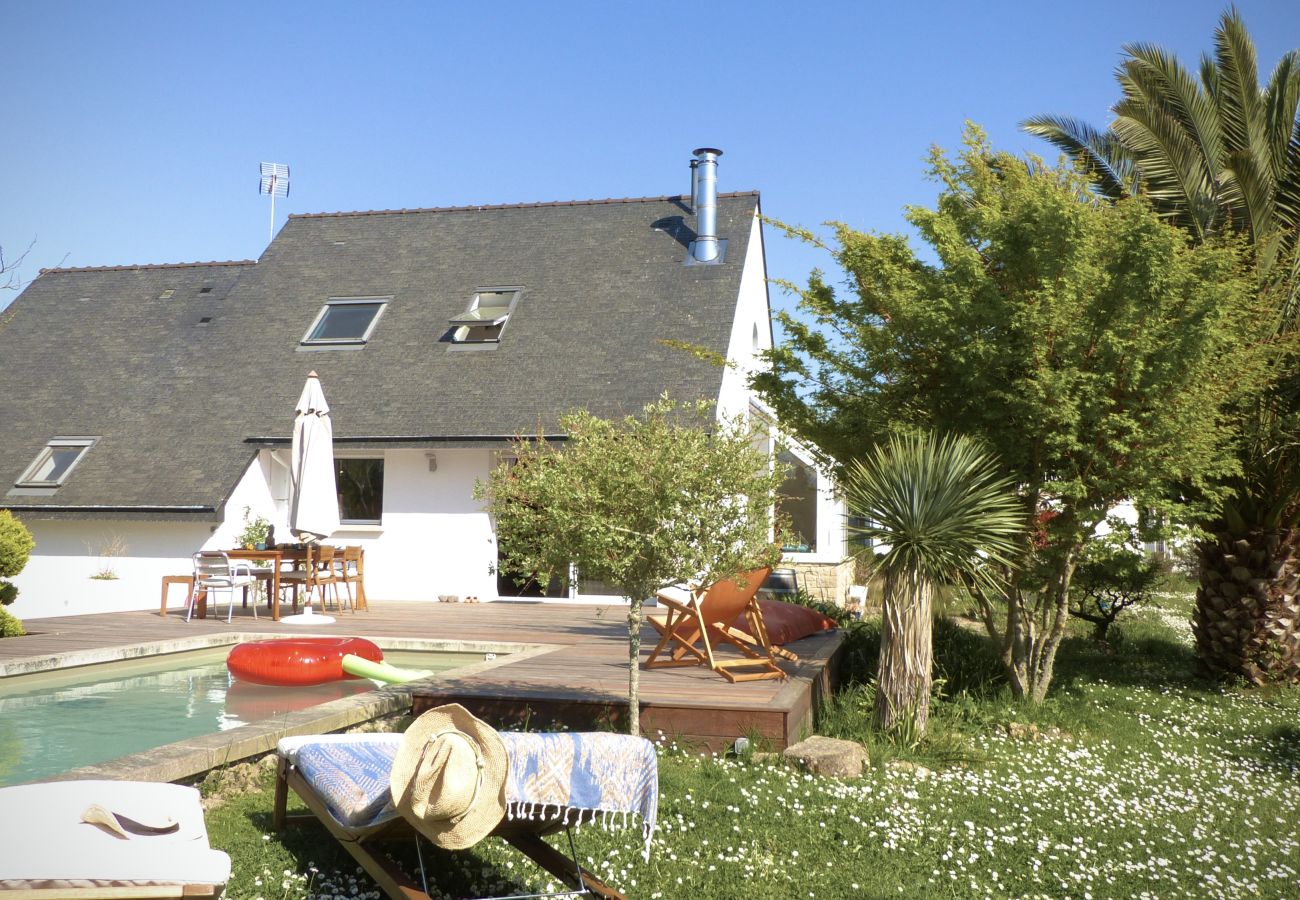 Villa à Erdeven - Kercolette, havre de paix avec piscine prox plages