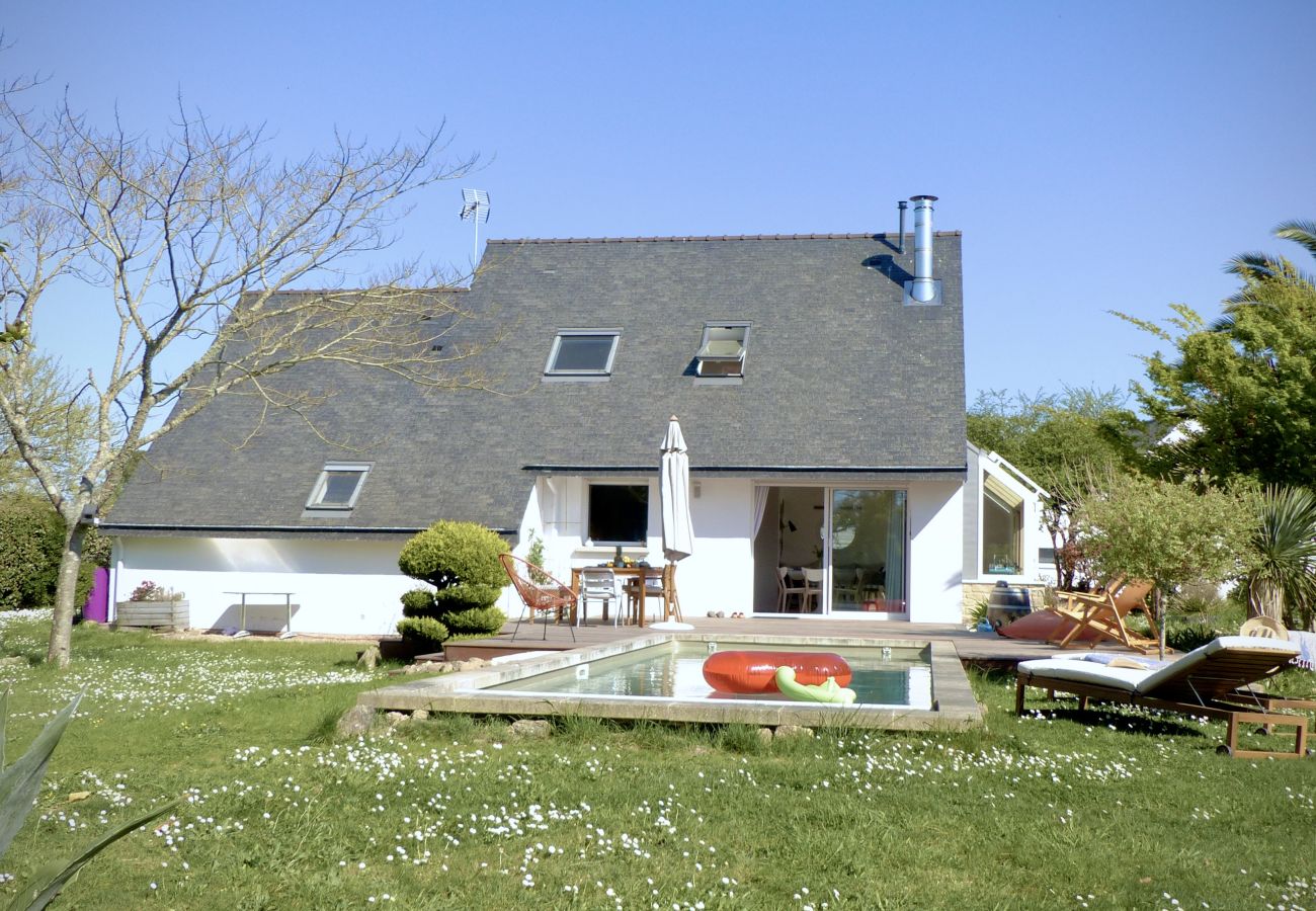 Villa à Erdeven - Kercolette, havre de paix avec piscine prox plages