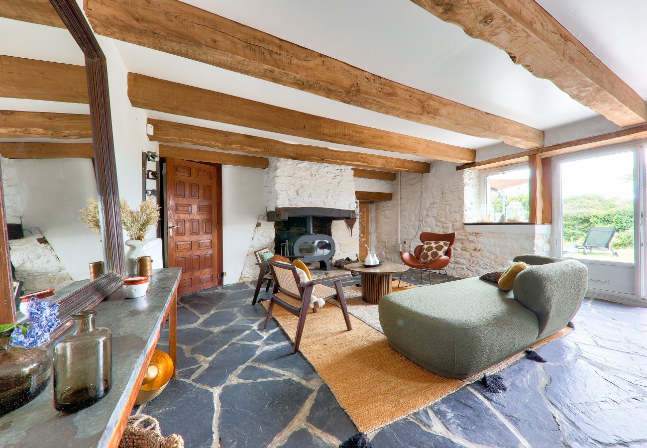 Maison à Plougoumelen - Chaumière bretonne avec jardin, Golfe du Morbihan