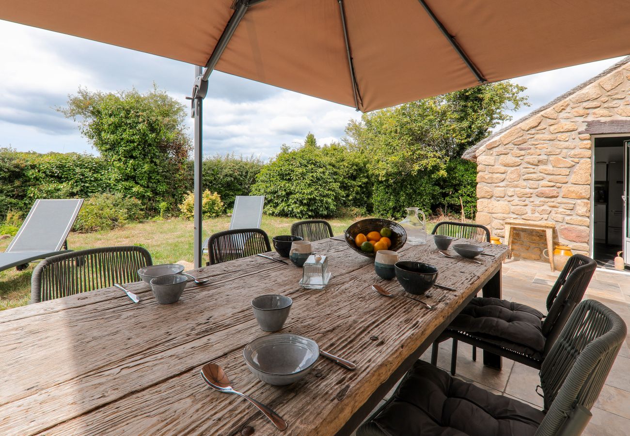 Maison à Plougoumelen - Chaumière bretonne avec jardin, Golfe du Morbihan